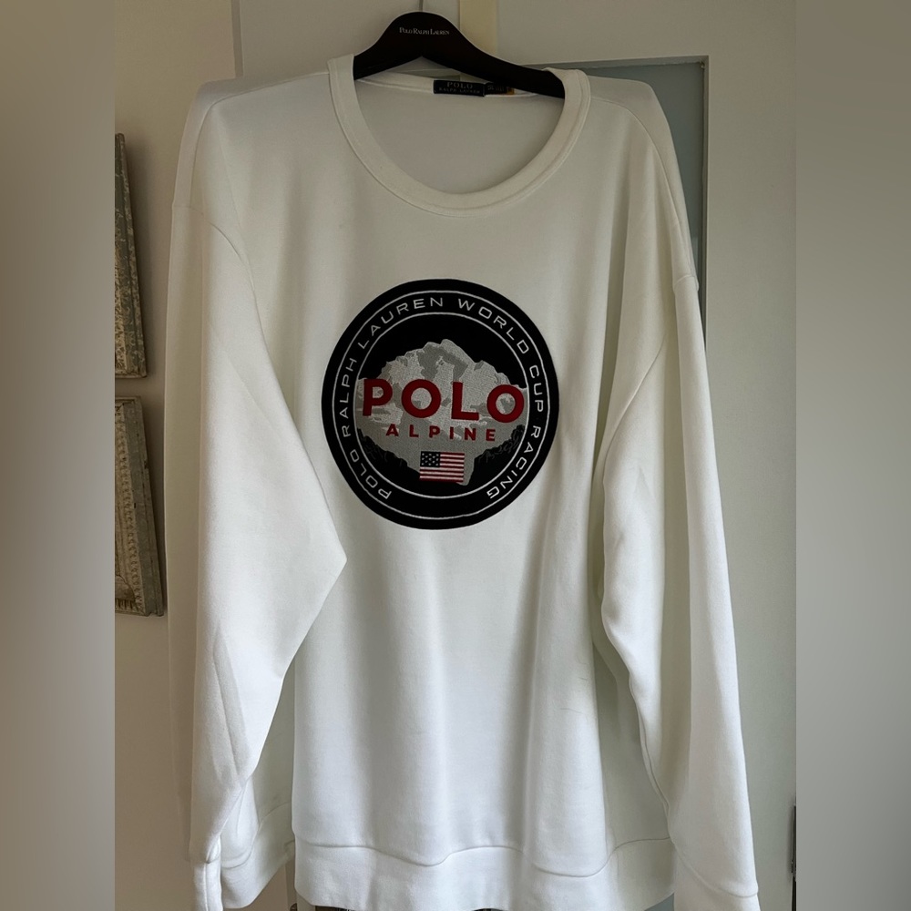 Polo Ralph Lauren ,white jacket . Sold as is .